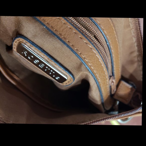 Crossbody bag, Rosetti Triple Play Roxanne Cognac - Picture 7 of 12